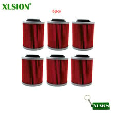 XLSION 6pcs Oil Filter For Commander 1000 800R CAN-AM Maverick Max 1000R X Outlander 1000 800R 800 650 500 400 2024 - buy cheap