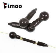 Bimoo 100 pçs equipamentos de cabelo gancho links método alimentadores linha titular conector macio grânulo para equipamento de pesca da carpa terminal equipamento equipamento equipamento equipamento de pesca acessório 2024 - compre barato