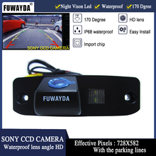 FUWAYDA SONY CCD cámara de visión trasera para marcha atrás para KIA Sportage/Borrego/Oprius/Sorento/Sportage R /KIA CEED con línea de guía HD 2024 - compra barato