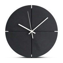 12 Inch Large Wooden Wall Clock Silent Wood Living Room Decorative Clock Hanging Wall Clocks Modern Design Home Decor 2024 - buy cheap