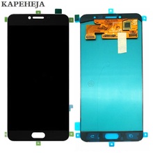 New Super AMOLED LCD Para Samsung Galaxy C7 C7000 LCD Screen Display Toque Digitador Assembléia 2024 - compre barato