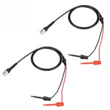 2Pcs BNC to Dual Testing Hook Probe Oscilloscope Machine Thread Connection High Stability Test Lead Coaxial Cables tools 2024 - buy cheap