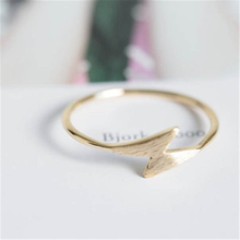 10PCS/lot  Fashion Simple Cross wings ring Feather ring Gold White Rose Three Color Optional for  Women 2024 - buy cheap