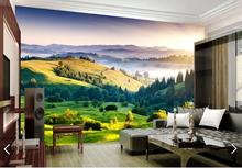 Papel tapiz con vista de la montaña, papel higiénico para Mural de sala de estar, pared del dormitorio, de contacto, 3d, personalizado 2024 - compra barato