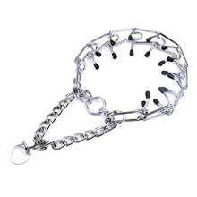 45/50/55/60cm Adjustable Dog Training Collar Chain Pet Supply Metal Steel Prong Pinch Choke 2024 - buy cheap