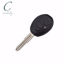 Чехол для автомобильного ключа Cocolockey, подходит для LAND ROVER Discovery 1999-2004, 2 кнопки, запасной пустой чехол без логотипа 2024 - купить недорого