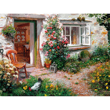 Full square/Round drill Diamond embroidery Style farmhouse 5D DIY diamond Painting Cross Stitch Rhinestone Mosaic E25 2024 - buy cheap