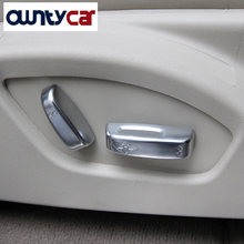 Embellecedor de ajuste de asiento cromado mate ABS, cubierta de botón para VOLVO XC60 V60 V40 S60 S80 C30 C70, accesorios de estilo de coche 2024 - compra barato