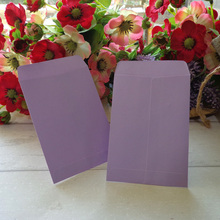 20pcs Lightpurple Retro Blank Paper Envelopes Invitation Envelope Gift Card Stationery for Party Favor Paper Bag 7x10cm+1.5cm 2024 - buy cheap