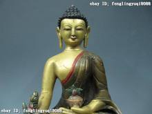 Estatua de Buda de Tathagata Sakyamuni, estatua de budismo tibetano pintado de cobre puro, descuento del 55%, 11 2024 - compra barato