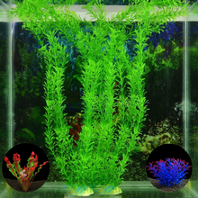 Plastic Artificial Aquarium Plants Decoration Submersible Fish Tank Grass Decor Background Aquarium Ornament 15 Styles 10-30cm 2024 - buy cheap