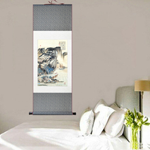 New! Classic Abstract Art Wall Picture Oriental Scenery Chinese Painting Silk Scrolls Copy Famous Painter Works Home Decor Gift 2024 - buy cheap