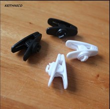 20Pcs Earphone Headset Collar Clamp Clip Headphone Cable Cord Wire MP3 MP4 Clip Nip Holder Black White 2024 - buy cheap