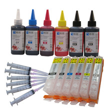 Kit de tinta para impresora CANON pixma, recambio de tinta Compatible con PGI 550, CLI 551, MG6350, MG7150, MG7550, IP8750, 6 tintas de colores, 100ml 2024 - compra barato