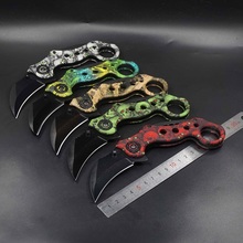 Folding karambit knife tactical cs go Outdoor Camping Hunting Pocket Knife Survival Tactical Claw Knives Utility EDC Multi Tools 2024 - buy cheap