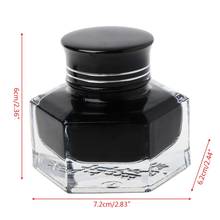 50ml Bottled Glass Black Smooth Writing Fountain Pen Ink School Student Stationery Office Supplies 2024 - buy cheap