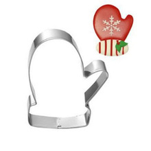 Christmas Cookie Cutter Kitchen Bakeware Glove Shaped Stainless Steel Cookie Biscuit  Cake Mold Fondant Pastry Moulds 2024 - buy cheap