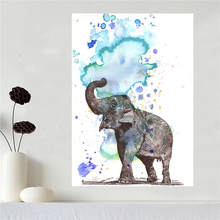 Custom canvas poster elephant poster Home Decoration cloth fabric wall poster print Silk Fabric Print SQ0603 2024 - buy cheap