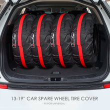 Cobertura universal para pneu da roda traseira, suv, 13-19 polegadas 4 unidades, bolsa de armazenamento 2024 - compre barato