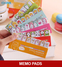 New Kawaii Animal Sticker Sticky Notes , Panda / Rabbit Cartoon animal Sticky Bookmark Memo pads Sticky Notes as note pads 2024 - buy cheap