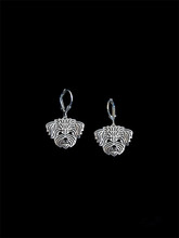 Wholesale New Trendy Bichon Frise Drop Earrings Gold Silver Color Plated Animal Dog Earrings For Women Gift From India Aros 2024 - buy cheap