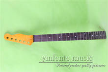 L -00149+1 # yellow color  25.5" Electric guitar neck fine quality   rosewoood  fingerboard 21 fret 2024 - buy cheap