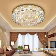 Luminária de teto, luxuosa, moderna, de cristal, para sala de estar, iluminação indireta para casa, led moderno, dourado 2024 - compre barato