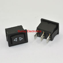 100pcs mini Rocker Switch,momentary rocker switch 3pins, (ON)-OFF-(ON) 2024 - buy cheap