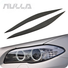 Carbon Fiber Headlights Eyebrows Eyelids Trim For BMW  F10 5 Series 2010-2016 Cover Decoration Front Headlamp accessorie 2024 - buy cheap
