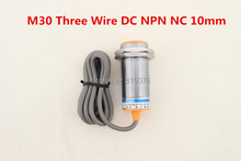 5Pcs M30 Three Wire DC NPN NC 10mm distance measuring Inductive proximity switch sensor -LJ30A3-10-Z/AX 2024 - buy cheap