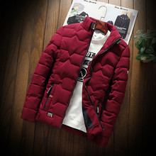 Новая осенне-зимняя куртка, модная повседневная утепленная одежда с хлопковой подкладкой, облегающие бейсбольные пальто, теплая пуховая куртка размера 2024 - купить недорого