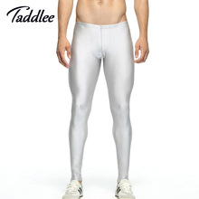 Pantalones largos sexys para hombre, mallas con ajuste alto elástico, cintura baja de diseño, para correr, Gay 2024 - compra barato
