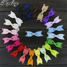 Toplay Free Shipping 80pcs/lot 3.6" Pinwheel Grosgrain Kids Ribbon Hair Bows Boutique Bow Tie Girls Hair Dresses Accessory 2024 - buy cheap