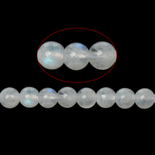 Искусственный лунный камень (натуральный), круглые белые шарики, диаметр 4 мм, отверстие приблизительно: 0,8 мм, длина 40 см, 1 нить (приблизительно 102 шт.) 2024 - купить недорого
