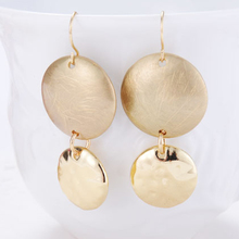 Fashion Vintage bijoux trendy  Double Round Drop Earrings For Women Jewelry Statement Dangle earring 2024 - buy cheap