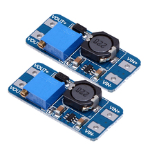 HOT-2pcs MT3608 DC-DC adjustable step-up power converter module for Arduino & More 2024 - buy cheap