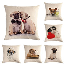 Hot Selling Music Dog Series Pillow Cover Automobile And Sofa Cushion Cover Home Decor 2024 - buy cheap