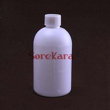 5 x 500ml White plastic Bottle Reagent Bottle Sample Vials Plastic Lid Screw Cap Screw On Cover 2024 - buy cheap