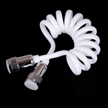 1pc White Telephone Line Style Spring Flexible Shower Hose Water Plumbing Toilet Bidet Sprayer Gun Connect Pipe 2024 - buy cheap