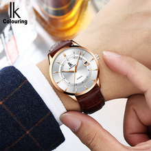 IK colouring Brand Luxury Men Watches Automatic Watch Men Leather Strap 3ATM Waterproof Business Sport Mechanical Wristwatch 2024 - buy cheap
