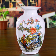 Jarrón de la riqueza pintado a mano, flor de la familia china, CQ50554 2024 - compra barato