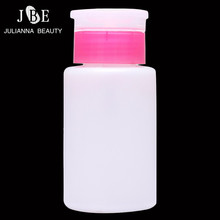 Dispensador vacío de Alcohol líquido para uñas, botella de plástico para quitar esmalte de uñas artísticas, equipo rosa para maquillaje, 150ml 2024 - compra barato