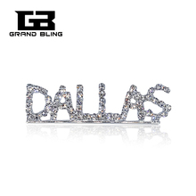 GRANDBLING USA Theme Gift Rhinestone "DALLAS" State Brooch Pin Jewelry 2024 - buy cheap