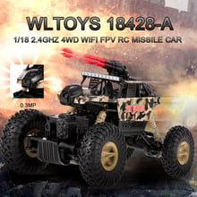 1:18 4WD Electric Climbing Monster RC Car 2.4Ghz Big Wheel Crawler Remote Control Off-Road Rock SUV Racing Toy Missile Play Game 2024 - buy cheap