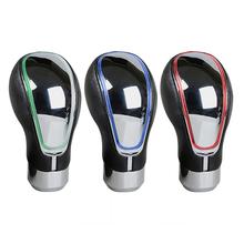 Modificação DIY Acessórios Da Shift de Engrenagem Knob Toque Movimento Ativado Azul Vermelho Luz LED Colorido Universal Car Engrenagem Shifter 2024 - compre barato