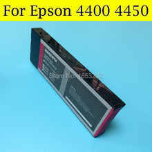 Cartucho de pigmento para impressora epson 4450, 4 cores/conjunto, nível de tinta 2024 - compre barato