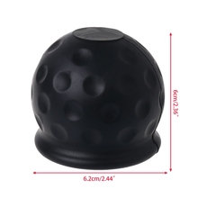Универсальный шаровой шарнирный кронштейн 50 мм черного цвета, крышка для буксировочной навески, прицепа, Защитные муфты и аксессуары для прицепов 2024 - купить недорого