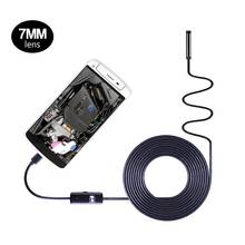 AN97 USB Android Endoscope Camera 3.5m Hard Cable 7mmLens 6LED Waterproof inspection borescope Camera Snake Industrial Endoscope 2024 - buy cheap