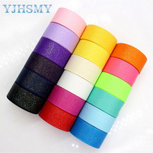 YJHSMY D-17808-694,22 mm 5 Yards Solid color flash Ribbons Thermal transfer Printed grosgrain,Wedding decoration,DIY material 2024 - buy cheap