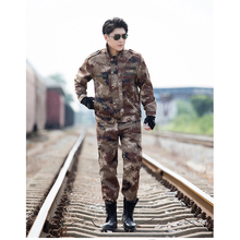 Good Quality Camouflage Army Military Uniform Combat Shirt Pants For Men Security Working Training Camping Militar Free Shipping 2024 - buy cheap